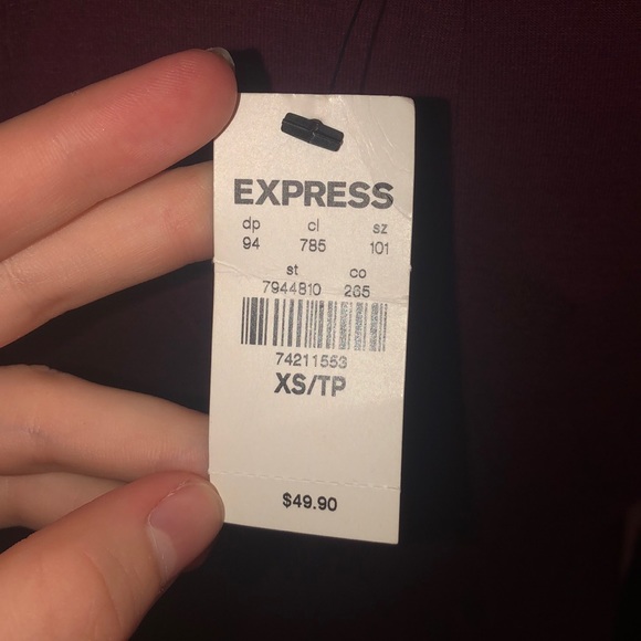 Express cut out choker fit and flare dress - Picture 3 of 4